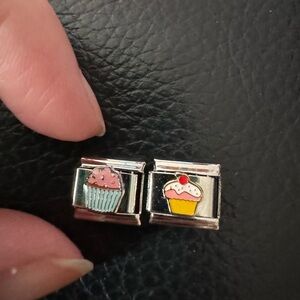 Sweet Cupcake Italian Charm Bundle – Add a Taste of Fun to Your Bracelet!